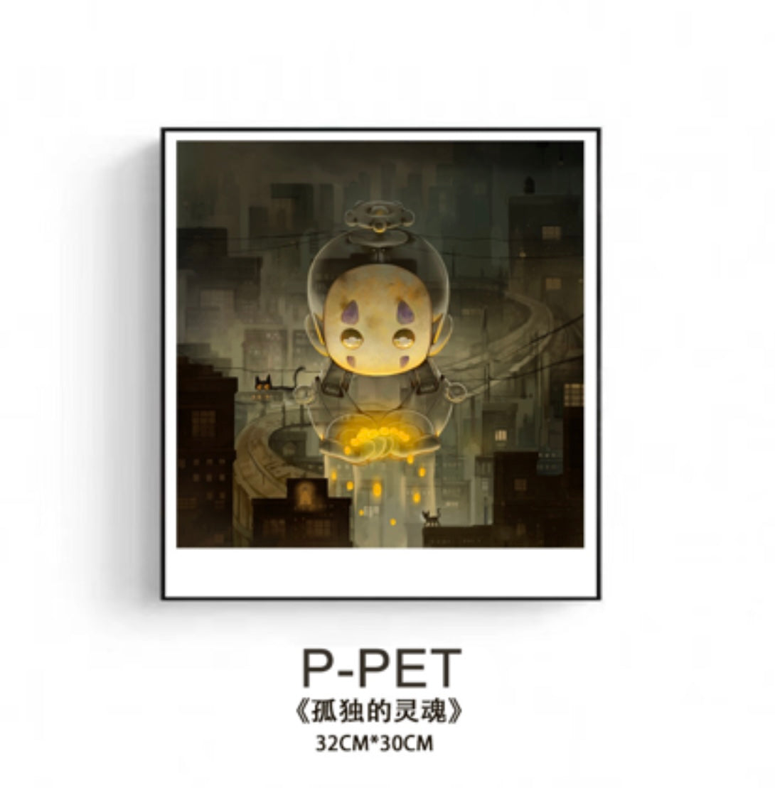 PF TOYS ORIGINAL ART-PRINT Limited Edition--Lonely