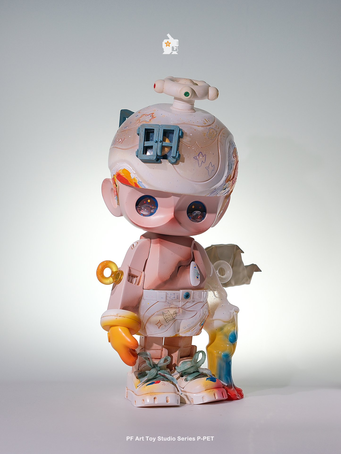 PF TOYS SERIES P-PET 5th Colorful heart /start your dream  /Art toys