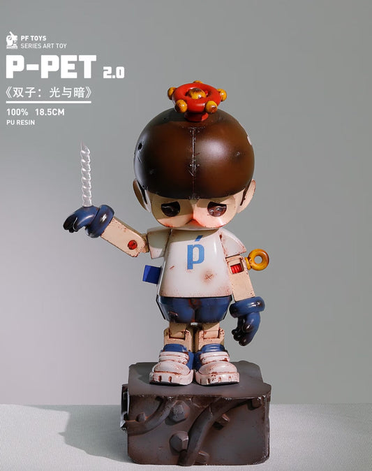 Player PF TOYS SERIES P-PET Twins - Light /Art toys