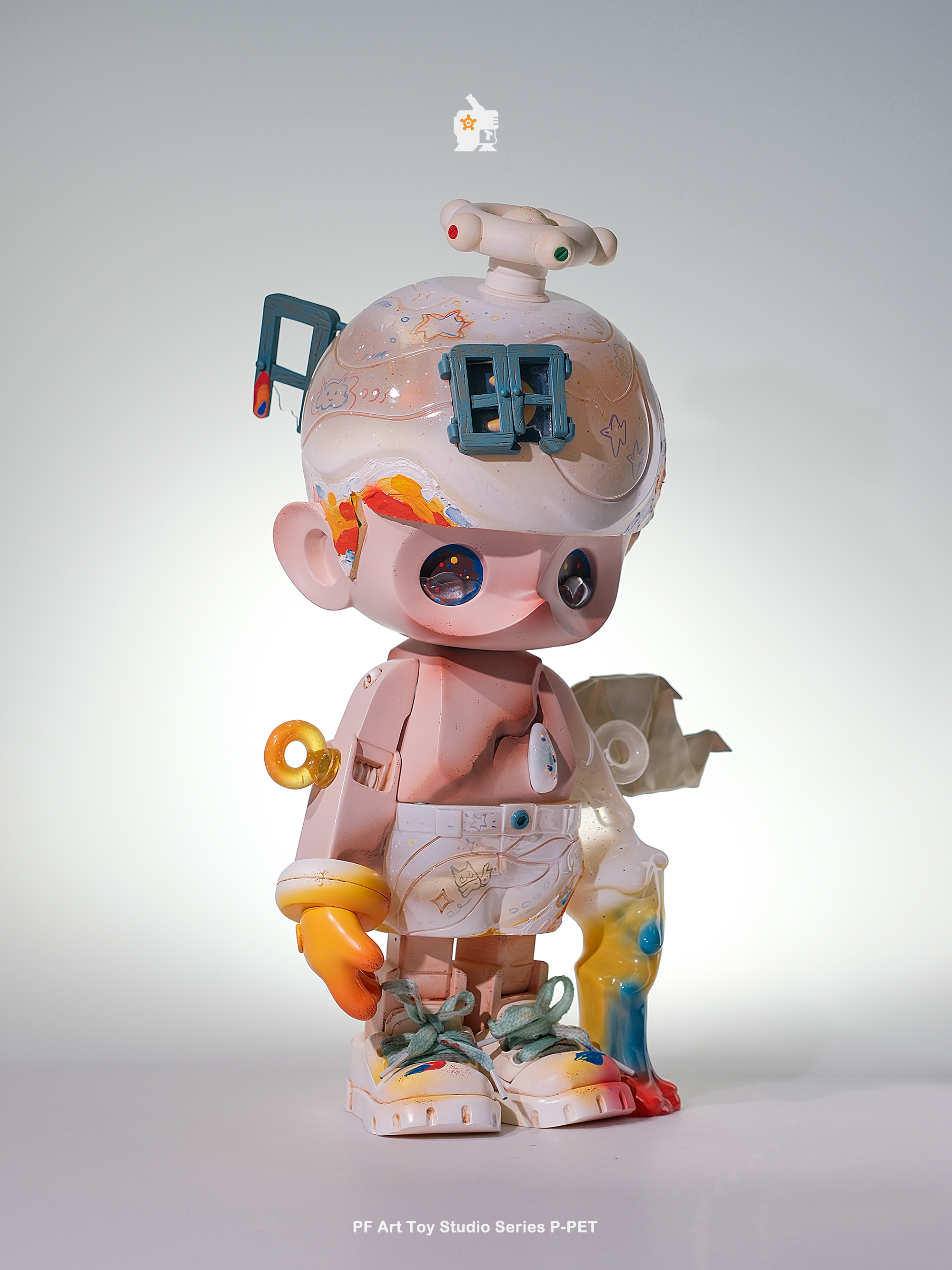 PF TOYS SERIES P-PET 5th Colorful heart /start your dream  /Art toys