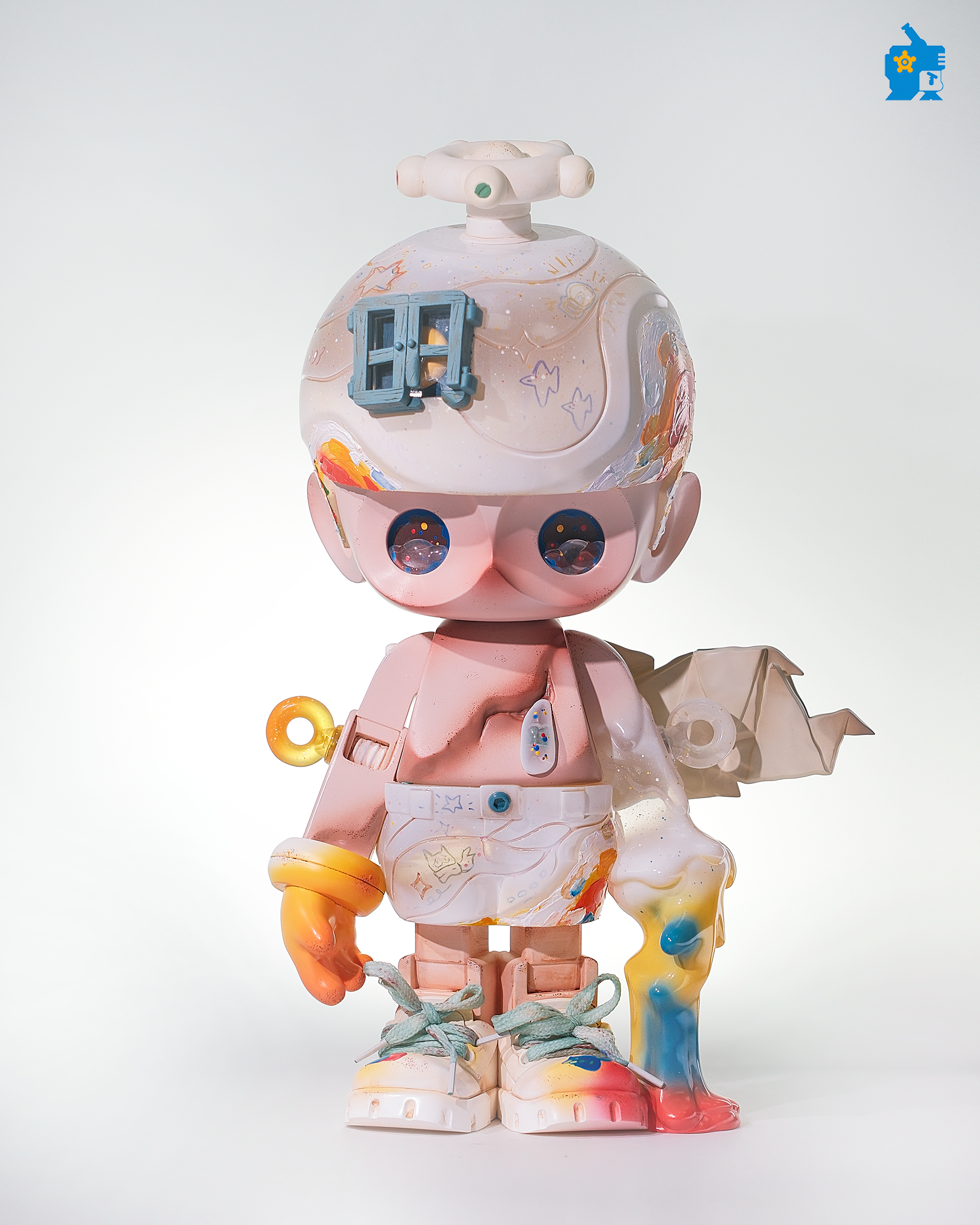 PF TOYS SERIES P-PET 5th Colorful heart /start your dream  /Art toys
