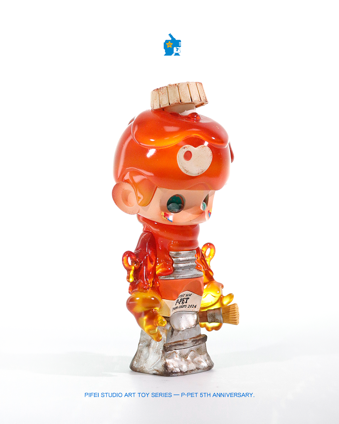 PF TOYS SERIES P-PET Colorful heart /Art toys