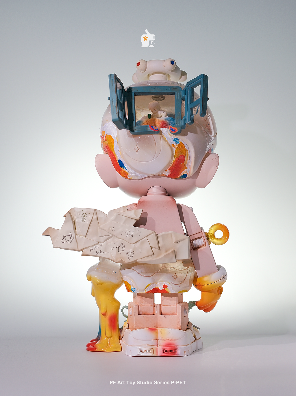 PF TOYS SERIES P-PET 5th Colorful heart /start your dream  /Art toys