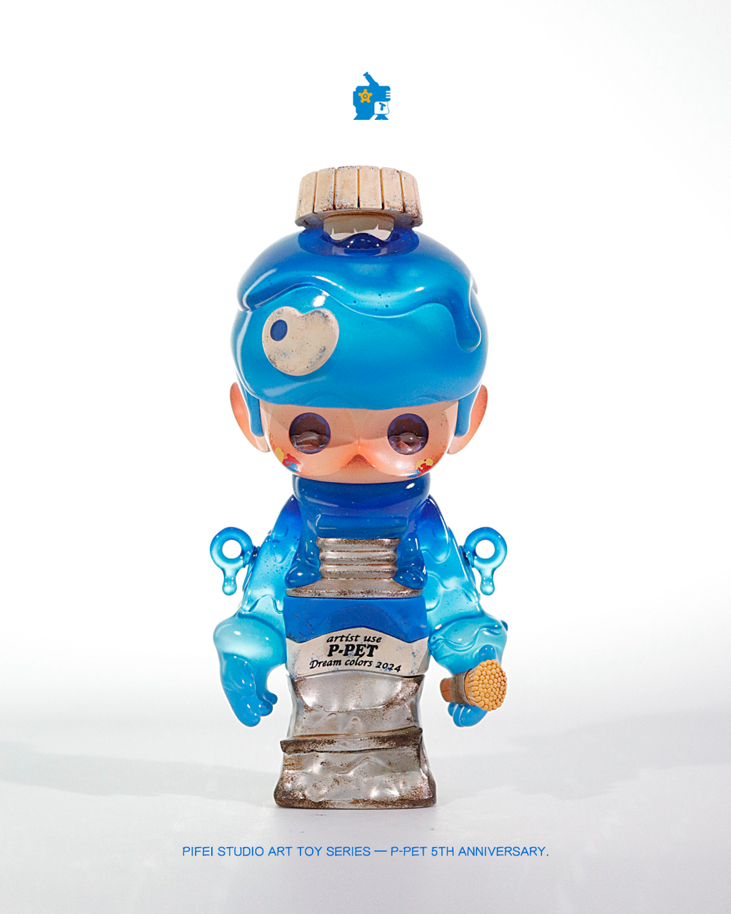 PF TOYS SERIES P-PET Colorful heart /Art toys