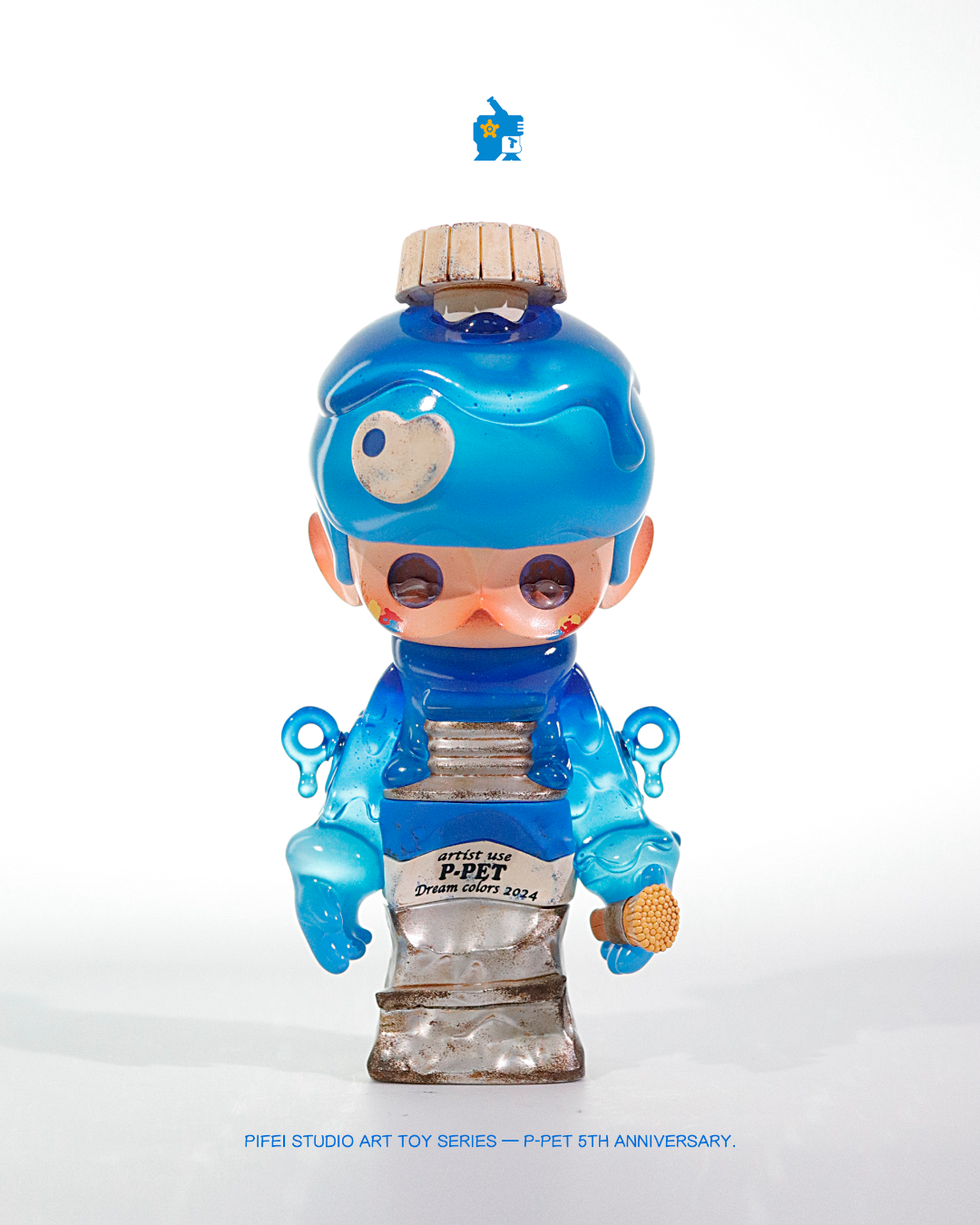 PF TOYS SERIES P-PET Colorful heart /Art toys