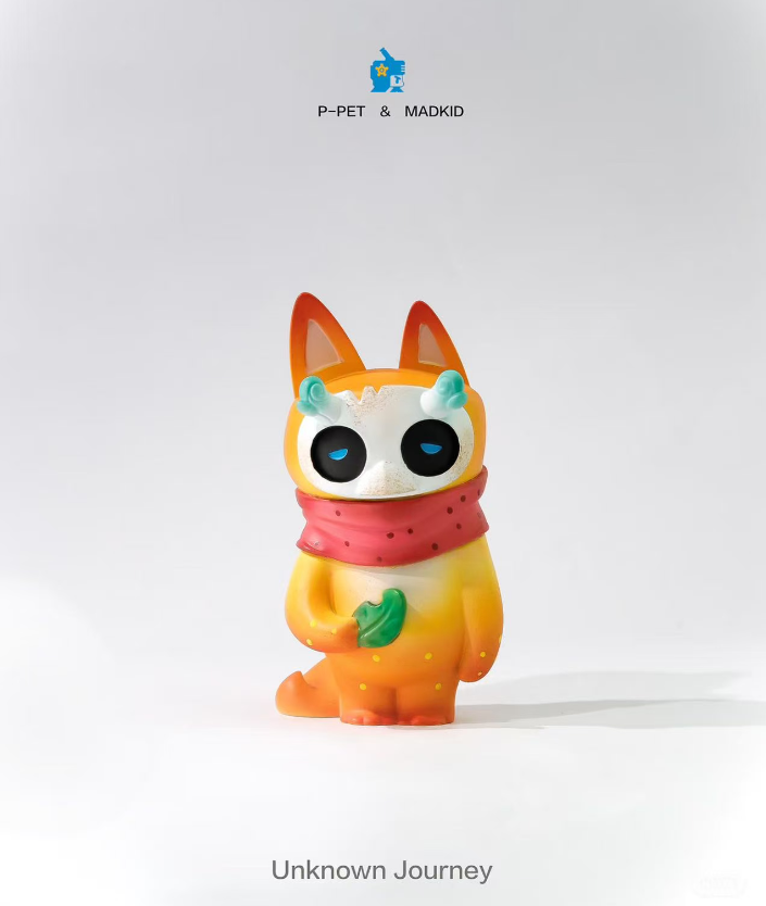 PF TOYS SERIES P-PET Mini Mask Fox  orange